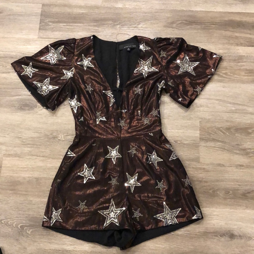 ADELYN RAE STAR ROMPER